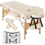 Massagetafel-set met 2 zones, 7,5cm matras en houten frame -, Sport en Fitness, Massageproducten, Verzenden, Nieuw