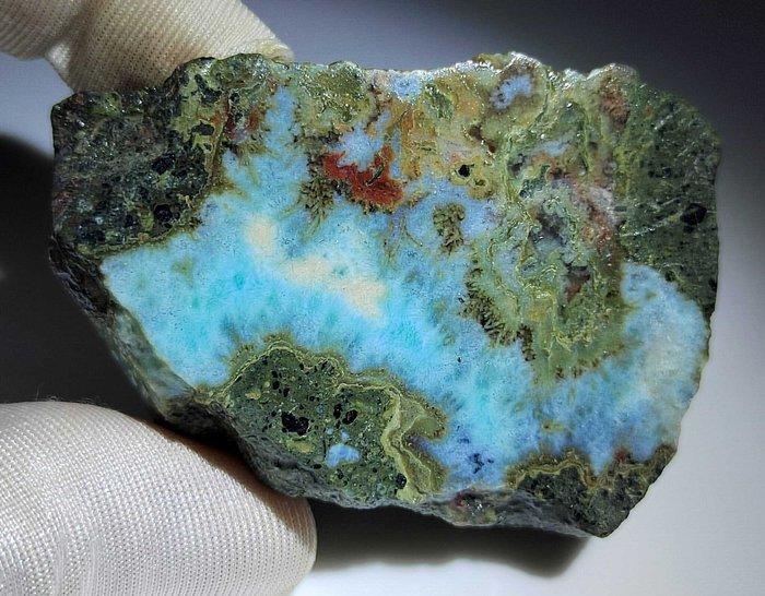 Larimar van hoge kwaliteit - 505 ct AAA ruw- 101 g, Verzamelen, Mineralen en Fossielen