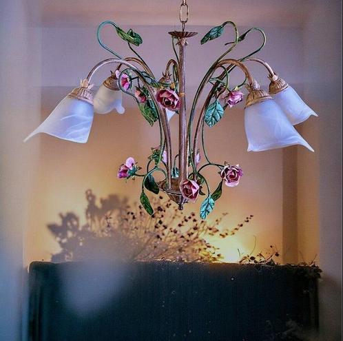 SLC Illumina - MG - Kroonluchter - Smeedijzer - Lente 5, Antiek en Kunst, Kunst | Designobjecten