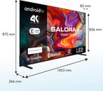 Salora SMART65TV - 65 Inch - Smart TV - 4K Ultra HD - 2023 -, Verzenden, Nieuw