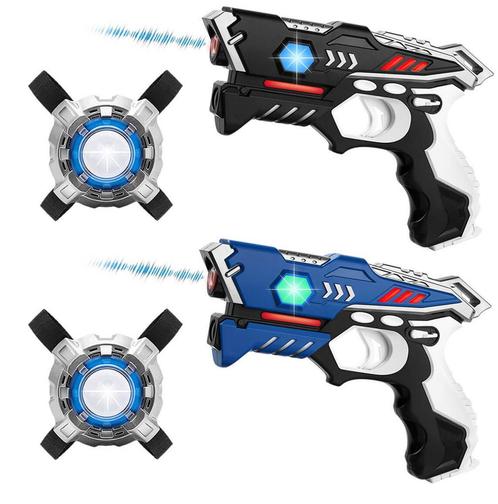 KidsTag Lasergame set kopen? 2 KidsTag Laserguns + vesten, Kinderen en Baby's, Speelgoed | Buiten | Actiespeelgoed, Nieuw, Ophalen of Verzenden