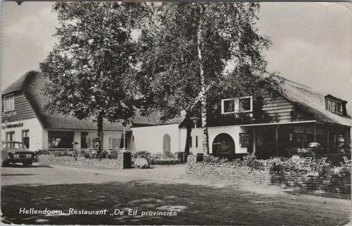 HELLENDOORN - Restaurant De Elf provinciën, Verzamelen, Ansichtkaarten | Nederland, Verzenden