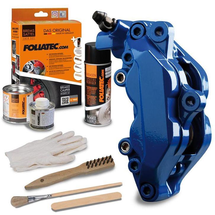 Foliatec Remklauwlakset | RS blauw | 3 Komponenten, Auto diversen, Tuning en Styling, Verzenden