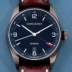 Georg Jensen Delta GMT Automatic 200M Black Case and Dial -, Nieuw