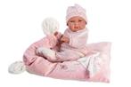 Llorens Pop Nica Met roze kussen en pyjama 40cm, Kinderen en Baby's, Speelgoed | Poppen, Ophalen of Verzenden, Nieuw, Babypop