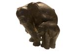 Guido Cacciapuoti (1892-1953) - sculptuur, Elefanti - 35 cm, Antiek en Kunst, Antiek | Keramiek en Aardewerk