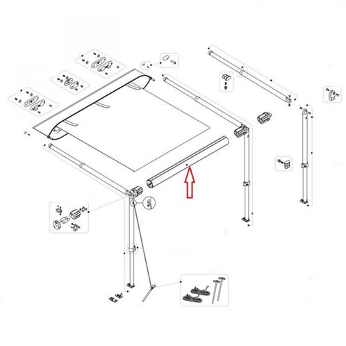 Fiamma CaravanStore XL Roller Tube 310, Caravans en Kamperen, Tenten, Nieuw