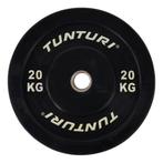 Tunturi Halterschijf | 1 x 20kg | Black, Sport en Fitness, Fitnessmaterialen, Verzenden, Nieuw, Halterschijven