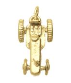 Gouden Tractor massief ketting hanger, Verzenden, Nieuw