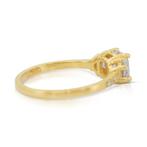 Ring - 18 karaat Geel goud - 1.42ct. tw. Diamant, Nieuw