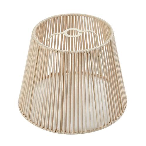 Buiten lampenkap met beige touw IP54 40/28/30, Huis en Inrichting, Lampen | Lampenkappen, 25 tot 50 cm, Rond, Beige, Nieuw