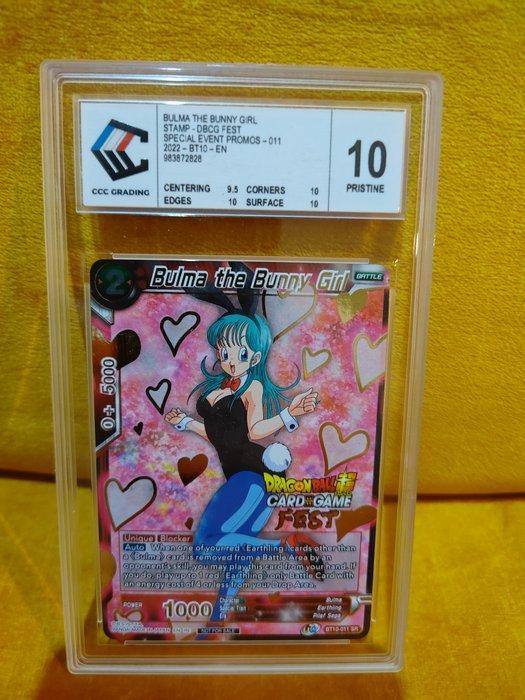 Bandai - 1 Graded card - Dragon Ball - bulma Bt10-011 SR, Verzamelen, Overige Verzamelen