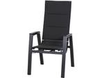 Siena Garden Milano Relaxfauteuil Aluminium/Textiel - Zwart, Ophalen of Verzenden, Nieuw
