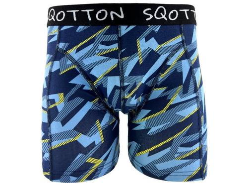 Boxershort - SQOTTON® - Cool - Blauw, Kleding | Heren, Ondergoed, Verzenden