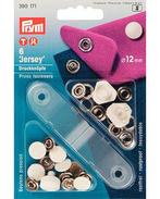 Prym Jersey Naaivrijedrukknopen 12mm Wit, Nieuw