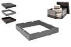 GGM Gastro | Afmetingen verlengstuk 410x410x85mm voor |, Verzenden