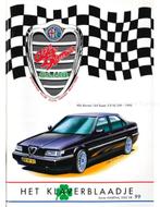 2002 ALFA ROMEO CLUB HET KLAVERBLAADJE 99 NEDERLANDS, Nieuw, Alfa Romeo, Author