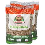 Houtpellets import 35 zakken a 15 kg, Tuin en Terras, Haardhout, Minder dan 3 m³, Ophalen of Verzenden, Overige houtsoorten, Blokken