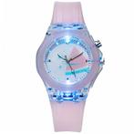 Fako® - Kinderhorloge - Siliconen - Light - Ø 38mm - Meloen, Sieraden, Tassen en Uiterlijk, Horloges | Kinderen, Verzenden, Nieuw