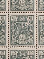 Spanje 1932 - Spanje, 1932. 1.500 belastingzegels op vellen., Gestempeld