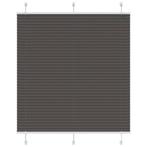 vidaXL Plissé rolgordijn 115x100cm stofbreedte 114,4cm, Verzenden, Nieuw, Zwart