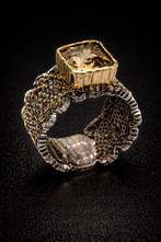 Zonder minimumprijs - Ring Zilver Citrien, Nieuw