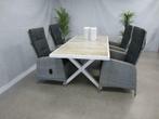 te velde tuinset elize met hartman canterbury 186 tafel, Eettafel, Nieuw, Tuinset, Overige materialen