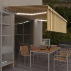 vidaXL Luifel automatisch rolgordijn LED windsensor 5x3 m, Verzenden, Nieuw