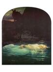 Hippolyte Paul Delaroche - The Young Martyr 1855 Kunstdruk