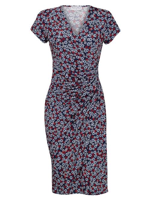 Jurk Lisa Navy S (36), Kleding | Dames, Jurken, Verzenden