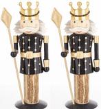 Kerstdecoratie - Two Nutcracker - Staal, Hout, Diversen, Kerst, Nieuw