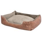 vidaXL Hondenbed kussen PU-kunstleer maat XL beige, Dieren en Toebehoren, Honden-accessoires, Verzenden, Nieuw