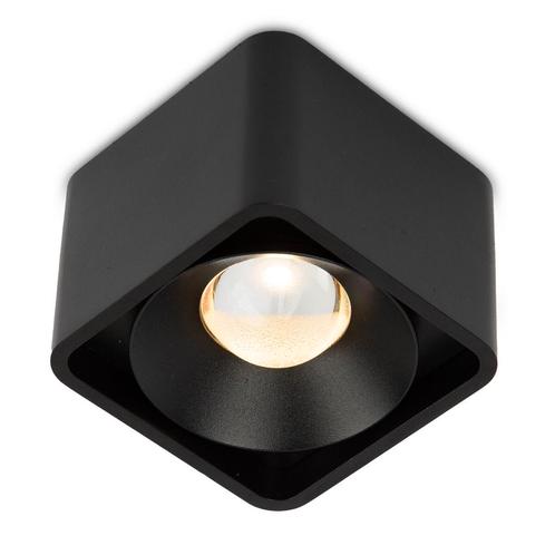 Lars Opbouwspot Zwart Binnenverlichting Spots opbouw, Huis en Inrichting, Lampen | Spots, Verzenden