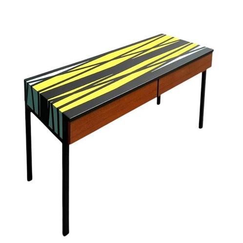 Kabinet - Hout, Metaal - Gerestaureerde ladekast, jaren, Antiek en Kunst, Kunst | Designobjecten