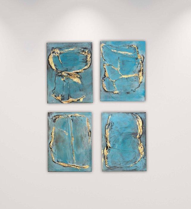 Stefanie Raus - Kintsugi 1127, Antiek en Kunst, Kunst | Schilderijen | Modern