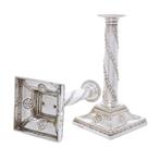 Edward Barnard & Sons Ltd, London - Kaarsenhouder (2) - .925, Antiek en Kunst
