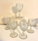 Baccarat - Wijnglas (5) - Kristal, Antiek en Kunst