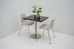 Kantineset voor 2 personen; Vitra stoelen met bijzettafel, Ophalen of Verzenden, Gebruikt