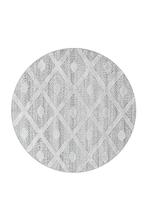 Rond Vloerkleed | Pisa | Elegant | Grijs | 200x200 cm, Huis en Inrichting, Stoffering | Tapijten en Kleden, Verzenden, Nieuw