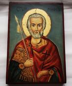 Icoon - Russisch icoon van de Heilige Grote Martelaar Mina,