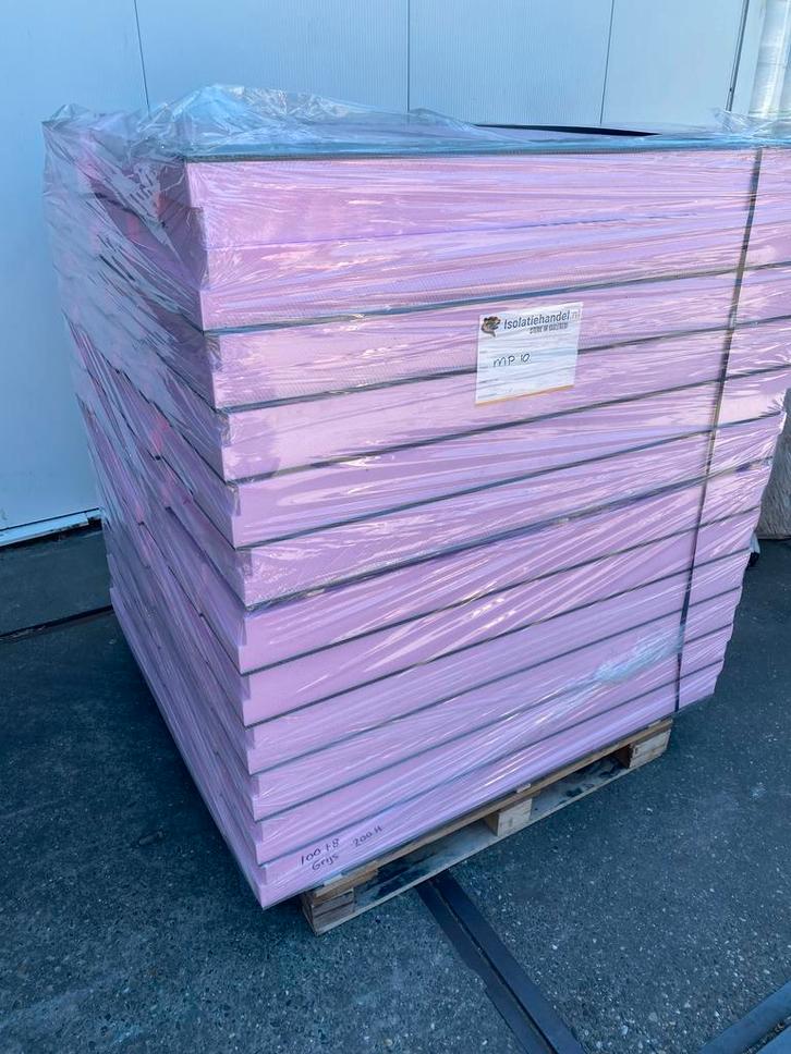 BERISO kantplank 8mm antraciet 200x100mm | Restpartij | MP10, Doe-het-zelf en Verbouw, Isolatie en Afdichting, 8 tot 12 cm, Nieuw