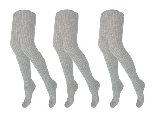 3 Pack Maillots - Meisjes - Rib - Grijs, Kinderen en Baby's, Kinderkleding | Schoenen en Sokken, Verzenden
