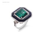 Malachiet ring – € 2.625,-, Ophalen