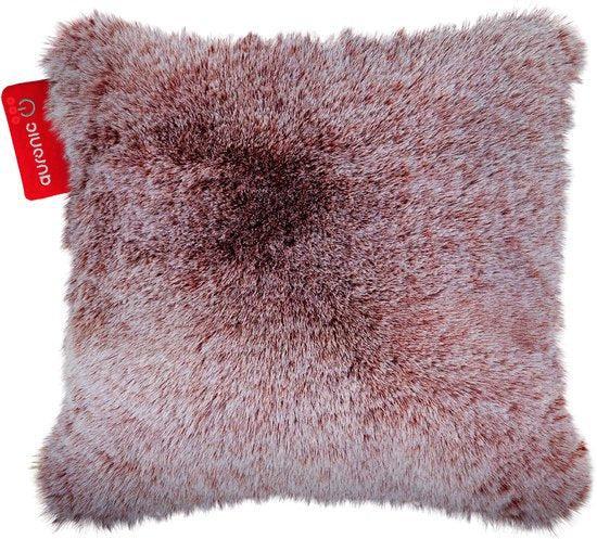 2dekans | Auronic Warmtekussen - Teddy - 45x45 - Draadloos -, Huis en Inrichting, Woonaccessoires | Kussens, Roze, Zo goed als nieuw