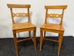 Stoel (2) - Hout - Zweedse stoelen, Antiek en Kunst, Curiosa en Brocante