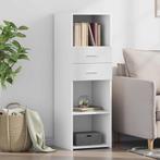 vidaXL buffetkast 40x42,5x124 cm bewerkt hout wit, Huis en Inrichting, Kasten | Buffetkasten, Minder dan 50 cm, Verzenden, 100 tot 150 cm