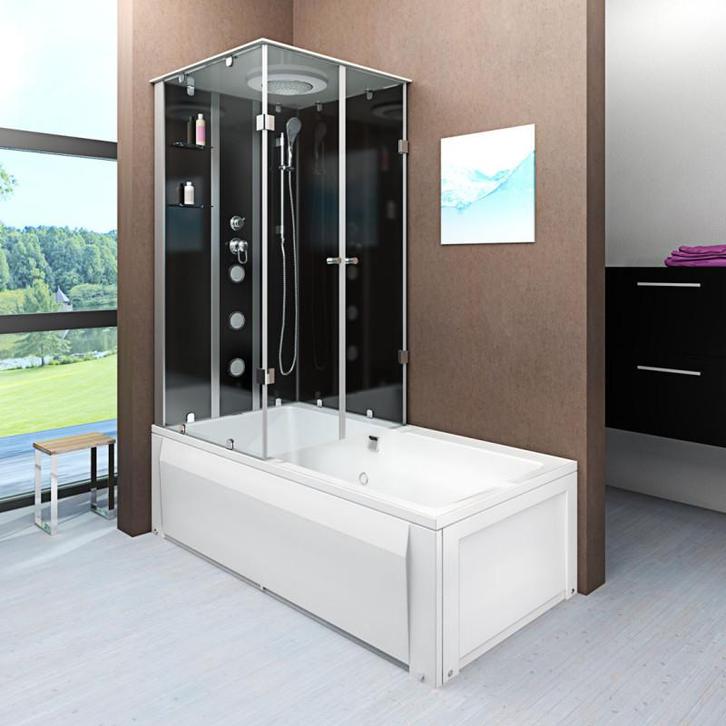 Douche- Bad Combinatie 180X90X222 Oslo-R (Badkamer), Huis en Inrichting, Badkamer | Complete badkamers, Nieuw, Ophalen of Verzenden