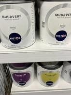 Ca. 25x Muurverf diverse kleuren Histor, Nieuw