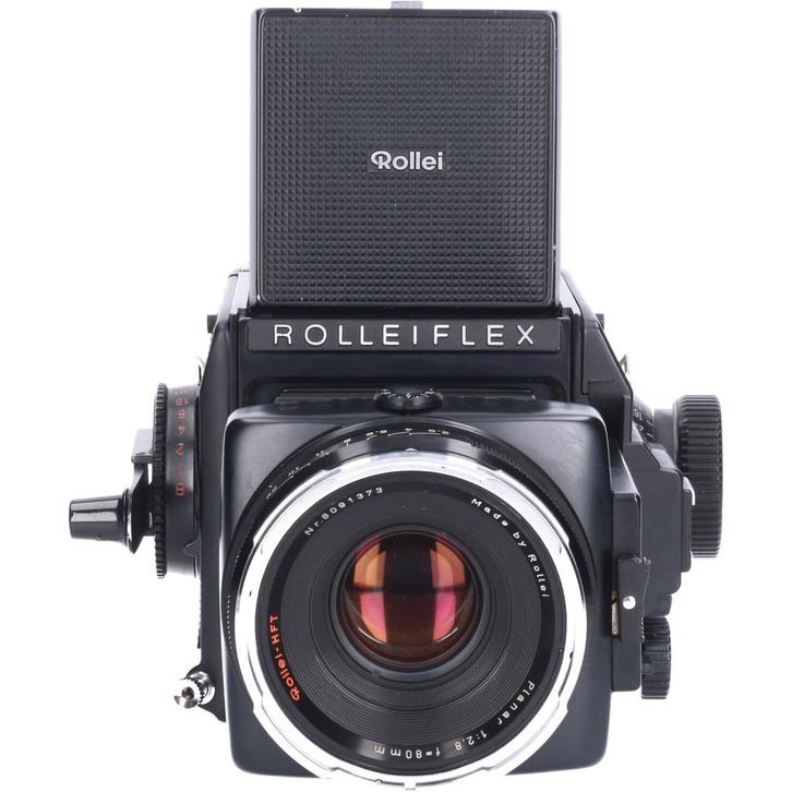 Tweedehands Rolleiflex SL66e met HFT 80mm f/2.8 CM2556, Audio, Tv en Foto, Fotocamera's Analoog, Gebruikt, Ophalen of Verzenden