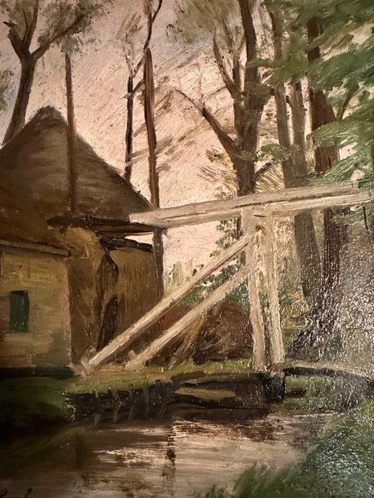 Johannes Cornelis Roelandse (1888-1978) - Boerderij aan het, Antiek en Kunst, Kunst | Schilderijen | Klassiek